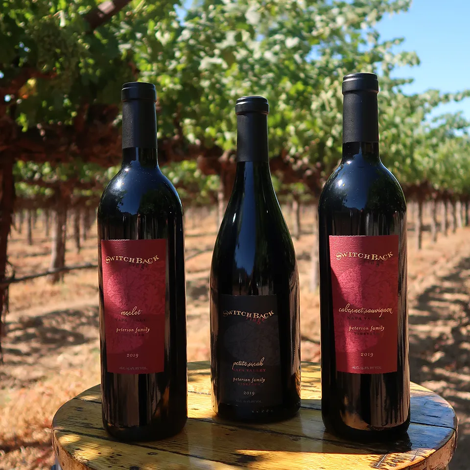 Switchback Ridge Merlot, Petite Sirah and Cabernet Sauvignon